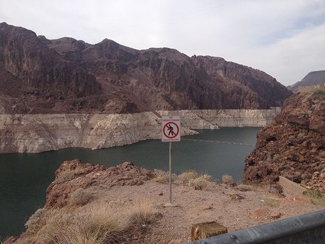 Wassermangel am Hoover Dam