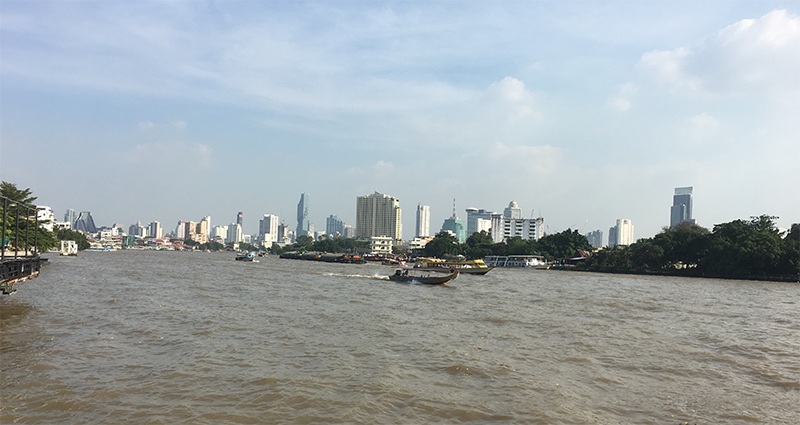 Chao Phraya Fluß in Bangkok