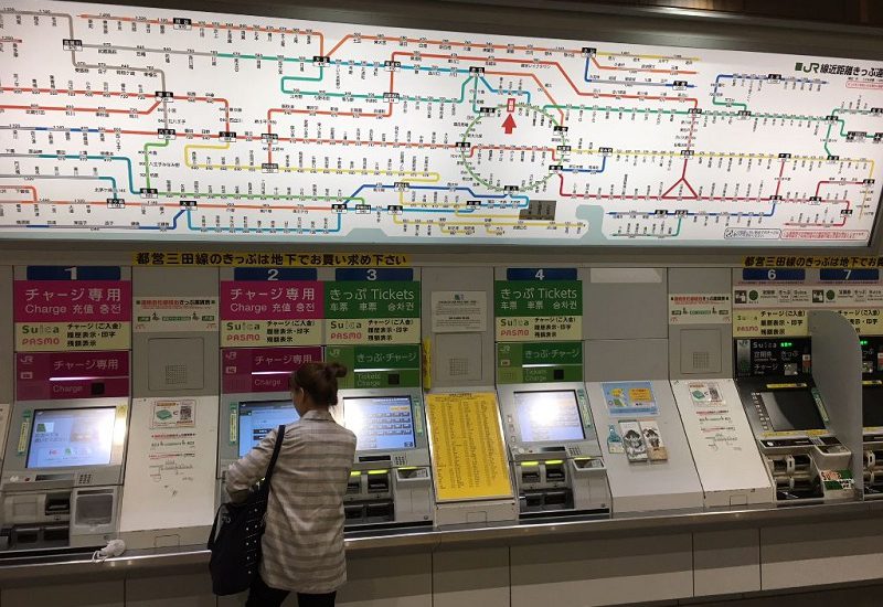 Streckenplan in Tokyo