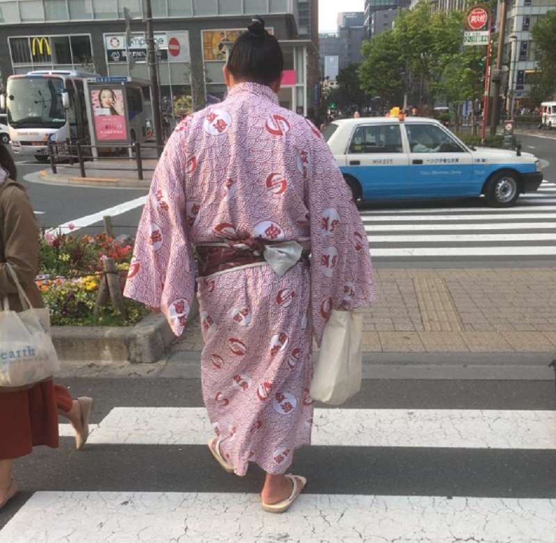 Sumo Kämpfer in Tokio