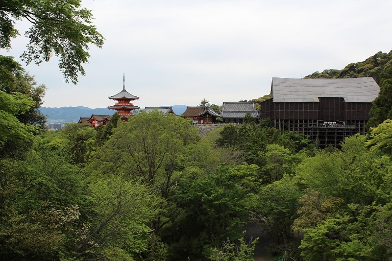 Kiyomizu-dera Tempel - Schönes Fotomotiv
